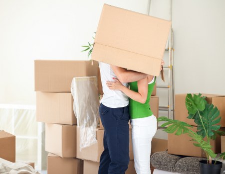 Unloading from Man and Van vehicle