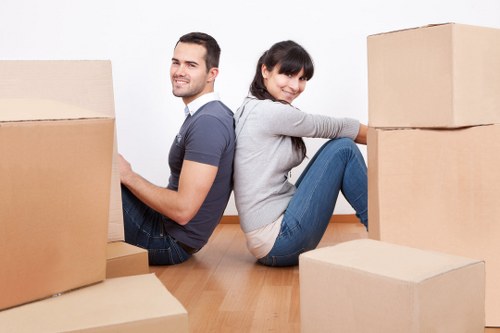 Secure packing by Man and Van team